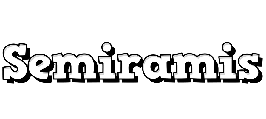 Semiramis snowing logo