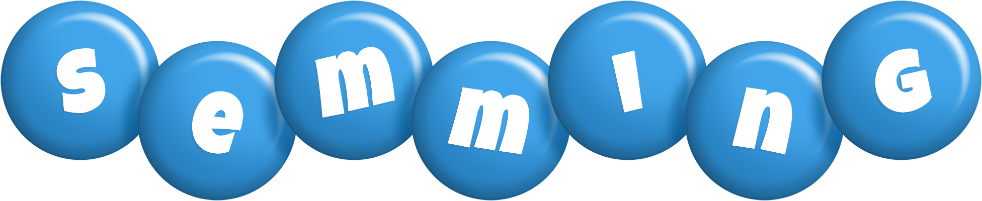 Semming candy-blue logo