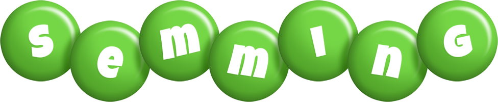 Semming candy-green logo