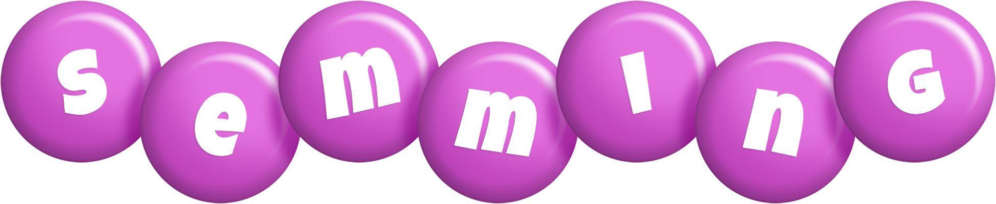 Semming candy-purple logo