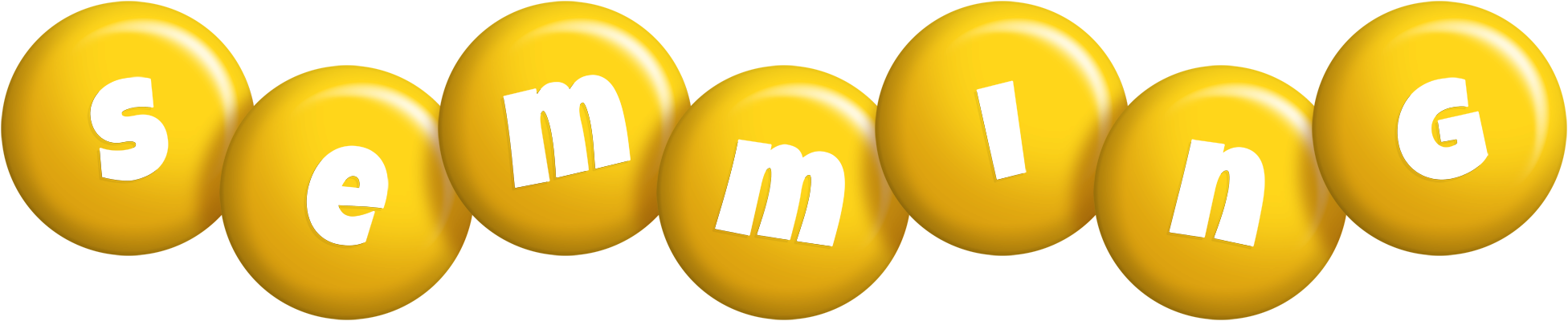 Semming candy-yellow logo