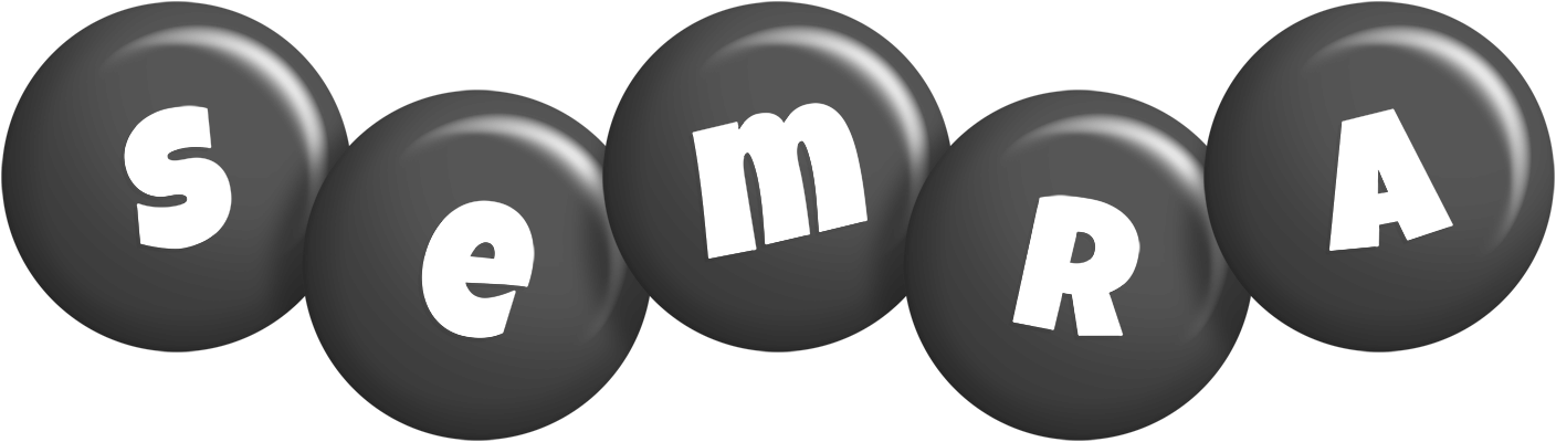 Semra candy-black logo