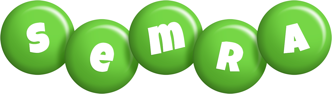 Semra candy-green logo