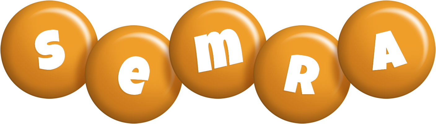 Semra candy-orange logo
