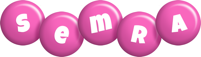 Semra candy-pink logo