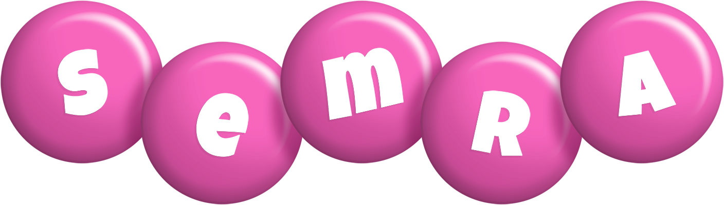 Semra candy-pink logo