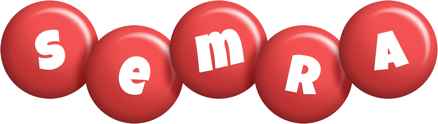 Semra candy-red logo