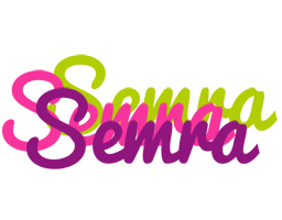 Semra flowers logo