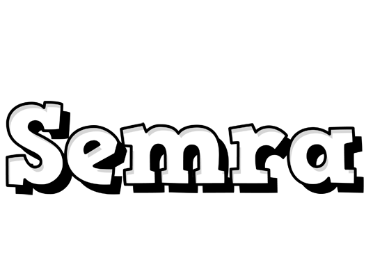 Semra snowing logo