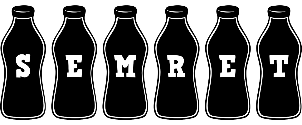 Semret bottle logo
