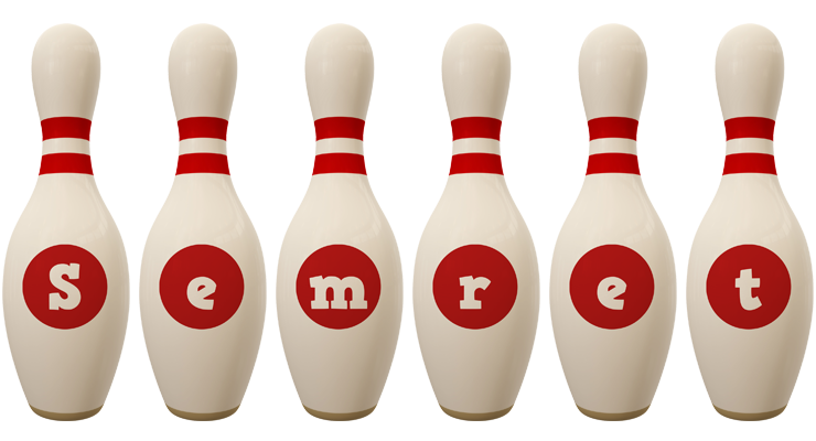 Semret bowling-pin logo