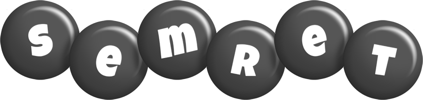 Semret candy-black logo