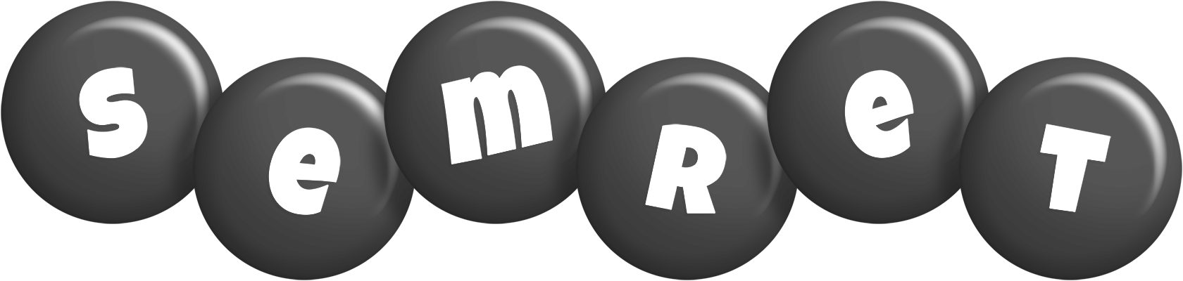 Semret candy-black logo