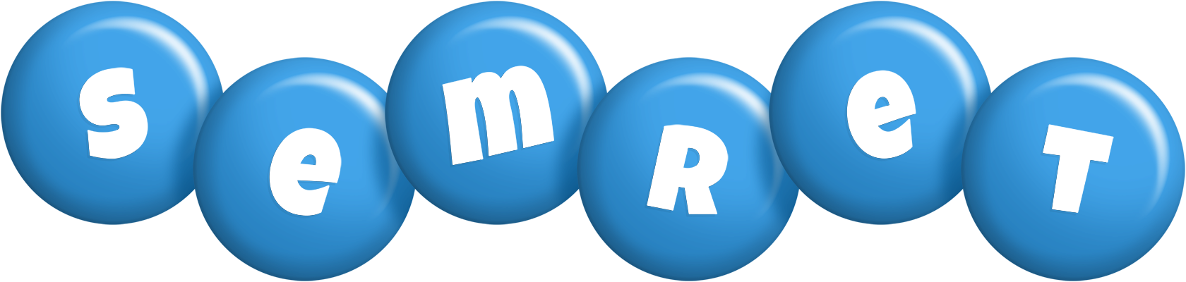 Semret candy-blue logo
