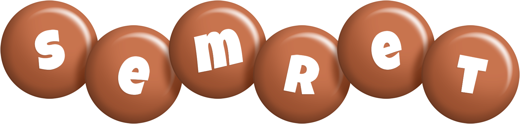Semret candy-brown logo