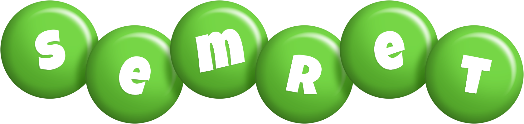 Semret candy-green logo