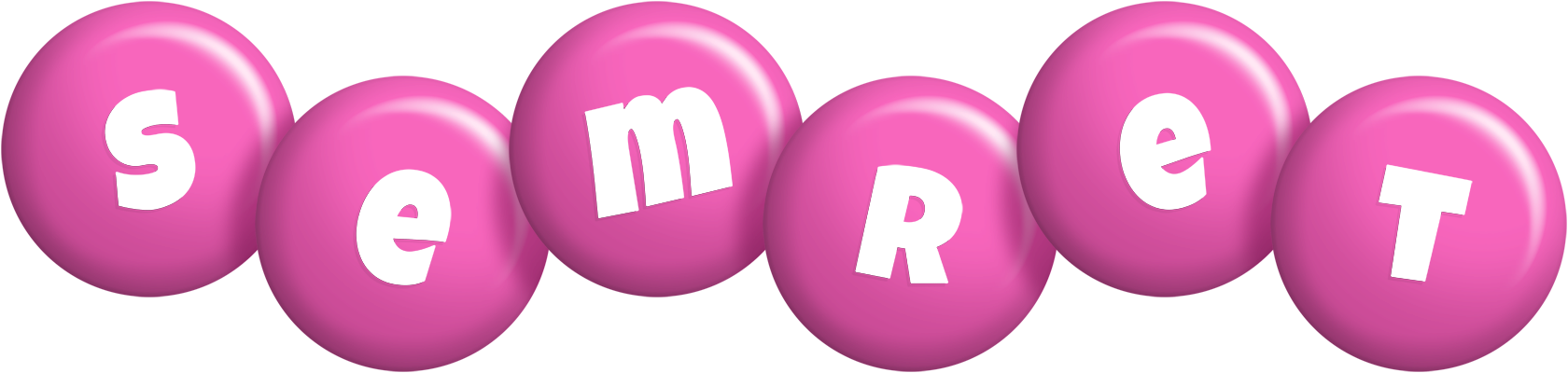 Semret candy-pink logo