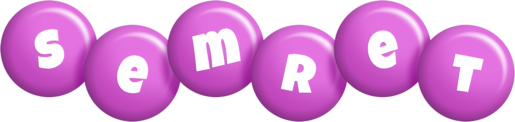 Semret candy-purple logo