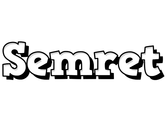 Semret snowing logo