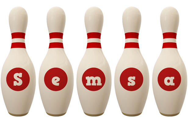 Semsa bowling-pin logo