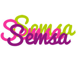 Semsa flowers logo