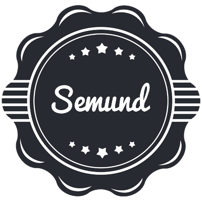 Semund badge logo