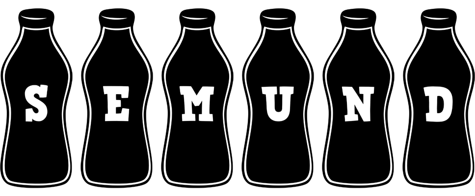 Semund bottle logo