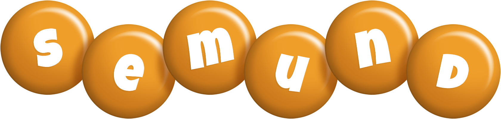 Semund candy-orange logo