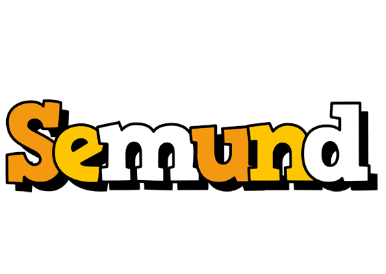 Semund cartoon logo