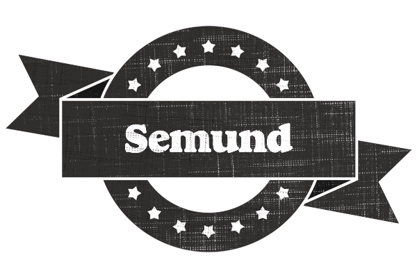 Semund grunge logo