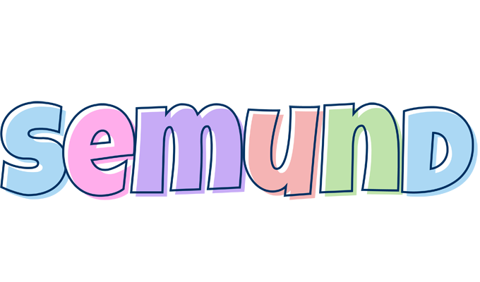 Semund pastel logo