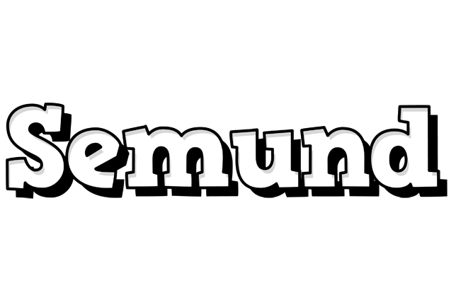 Semund snowing logo