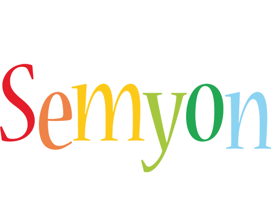 Semyon birthday logo