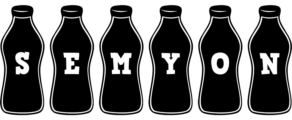 Semyon bottle logo