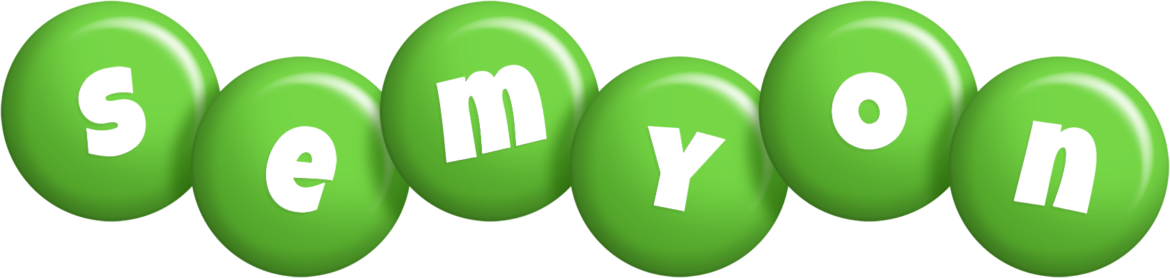 Semyon candy-green logo