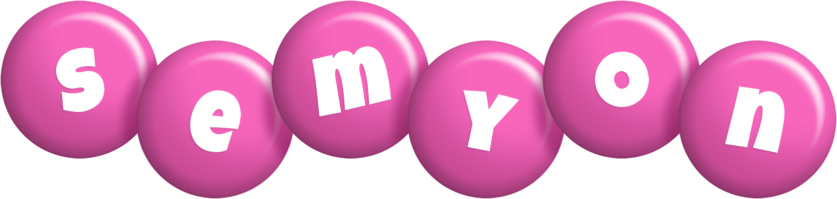 Semyon candy-pink logo