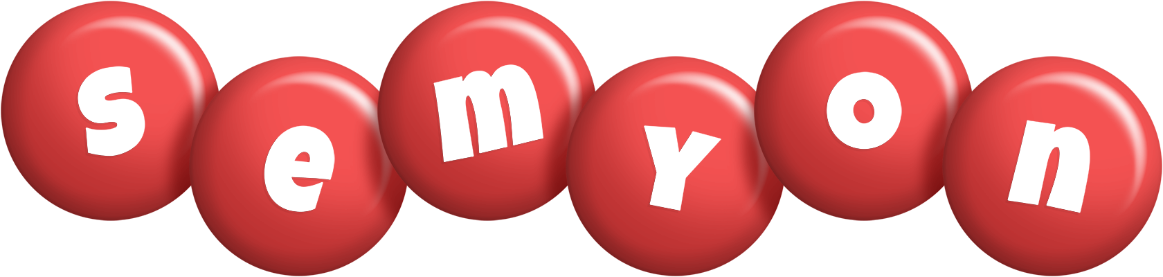 Semyon candy-red logo