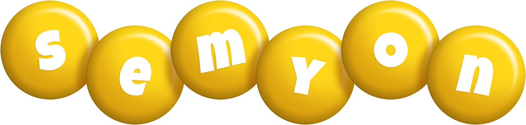 Semyon candy-yellow logo