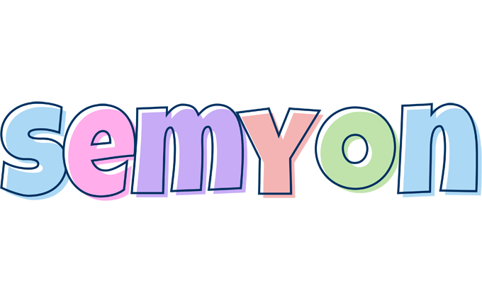 Semyon pastel logo