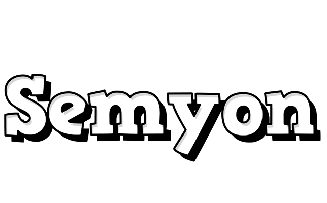 Semyon snowing logo
