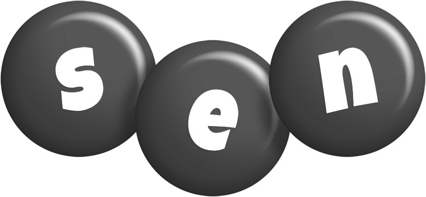 Sen candy-black logo