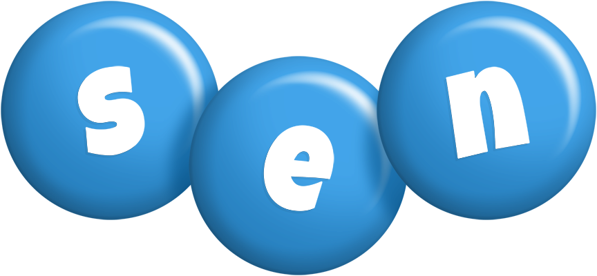 Sen candy-blue logo
