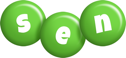 Sen candy-green logo