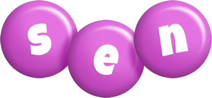 Sen candy-purple logo