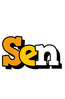 Sen cartoon logo