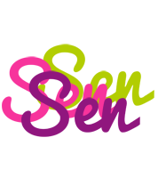 Sen flowers logo