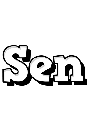 Sen snowing logo