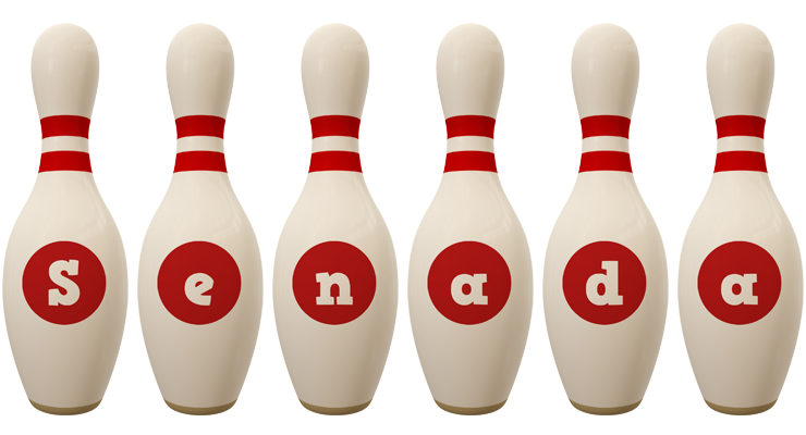 Senada bowling-pin logo