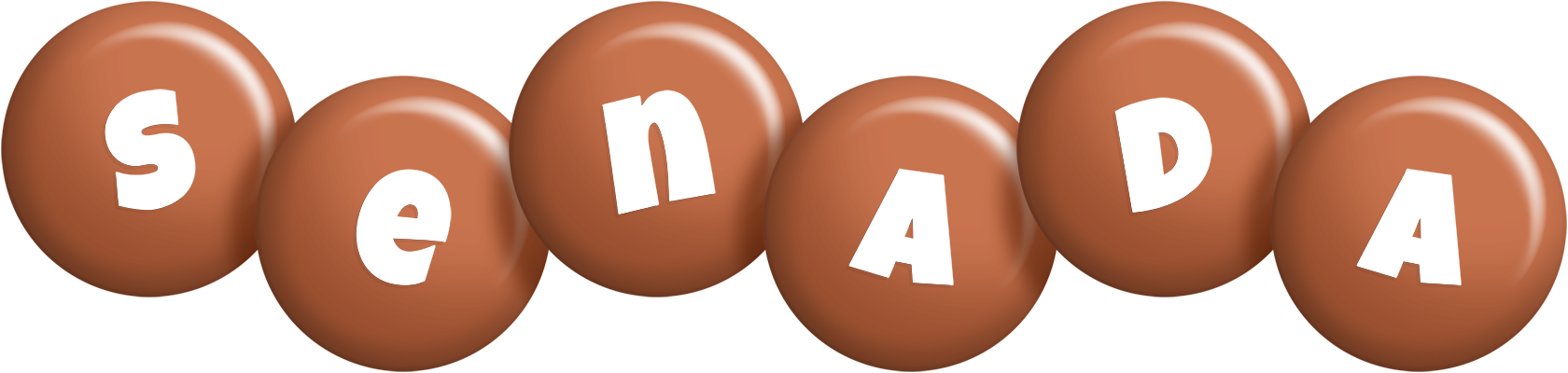 Senada candy-brown logo