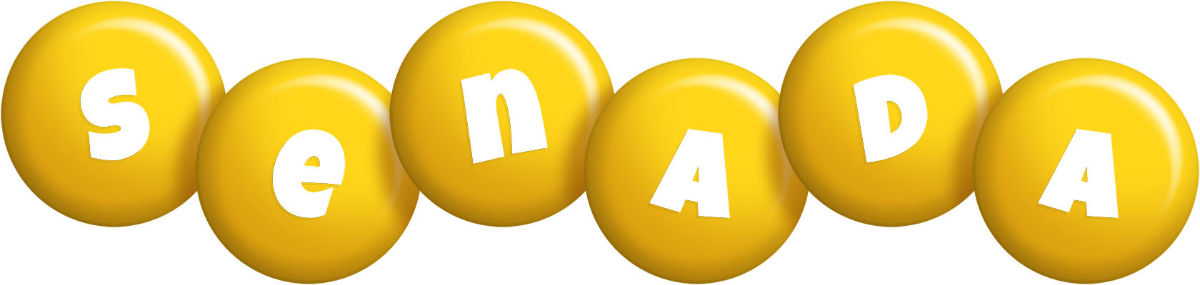 Senada candy-yellow logo